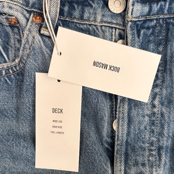 Buck Mason Deck Flare & Wide Leg Jeans - Picture 5 of 5